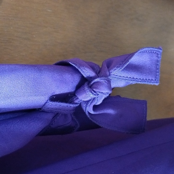 Elie Tahari Silk Satin Wrap Trench Coat size L - Picture 9 of 9